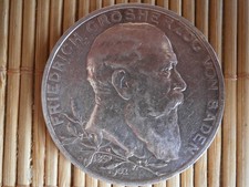 5 Mark 50 jähriges Regierungsjubiläum Friedrich Großherzog von Baden 1902 Silber