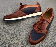 NEU! Galizio Toressi Herren Sneaker Schuhe Gr. 42 Braun-Blau