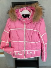 Bogner Damen Jacke, Exklusive Ski-Daunenjacke mit Pelz Gr. 38