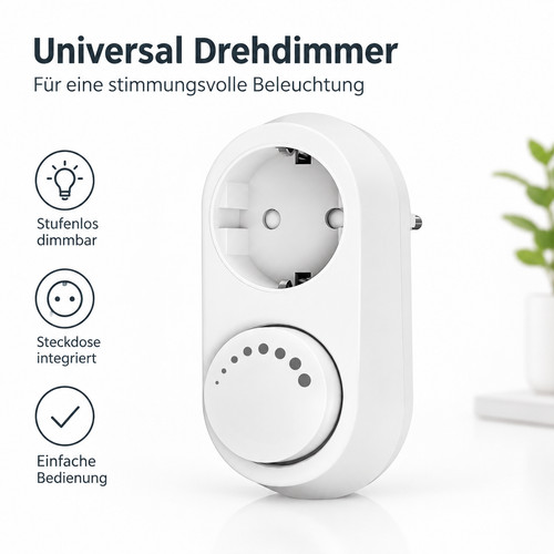 Led stecker dimmer schalter - led,