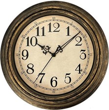 Retro Wanduhr 25 cm lautlos