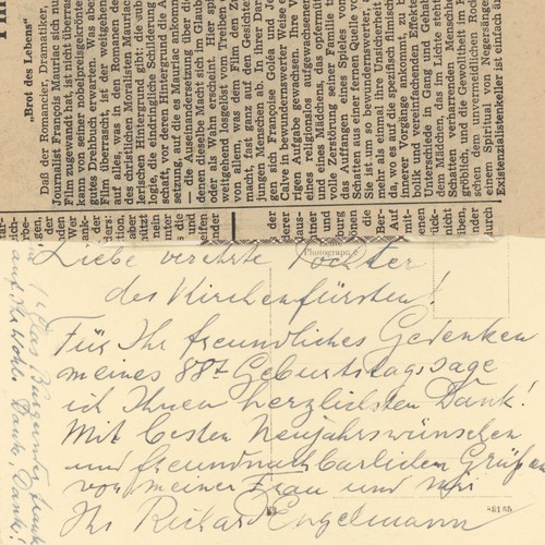 Autograph richard engelmann - autograph,
