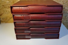 5 Lindner Binder rot mit
