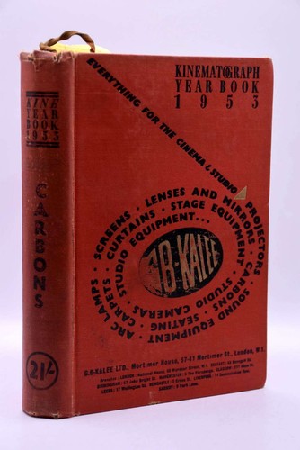 Kinematograph year book 1953 - kinematograph,