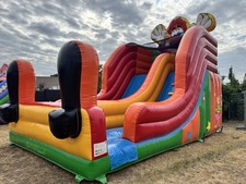 Hüpfburg mit Gebläse, Rutsche, Sprung - Aufblasbare Springburg