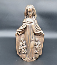 Große Bronze Figur Heilige