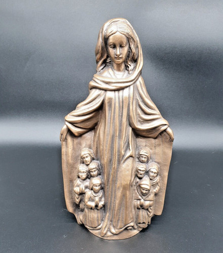Große bronze figur heilige - große,