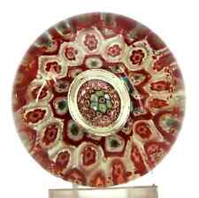 Magnum Millefiori Paperweight Briefbeschwerer mit Luftblase und Torsade OS-269