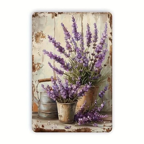 Blechschild lavendel - blechschild,