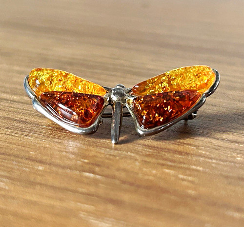Schmetterling brosche 925 - brosche,