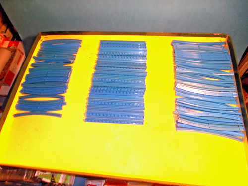 Lego alt 128 blaue schienen - lego-alt:"128,