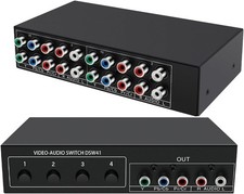 4-in-1 Component AV Switch Box