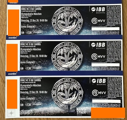 Stehplatz tickets bonez - -,