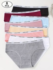 8er Pack Baumwolle Damen Slip