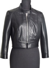 Mädchen Echt Leder Jacke