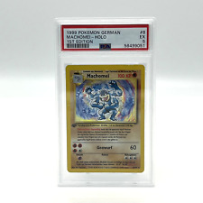 Machomei Base Set 1st Edition PSA 5 8/102 1999 Holo Pokemon Sammelkarte German
