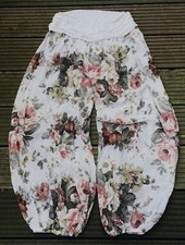 ?Haremshose, Pumphose, Hippie, Sommer, L-XL, Blumen, cool