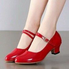 Damen Mittlere Absatz Latein