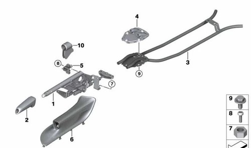Neu original bmw handbrake - neu,