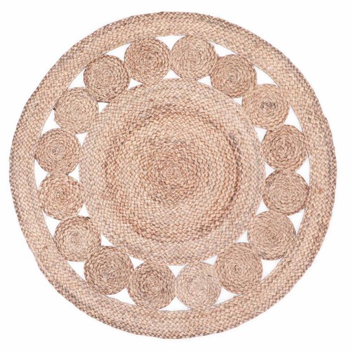 Jute teppich rundteppich - jute,