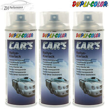 3x DUPLI COLOR Cars Rallye Klarlack transparent 400ml