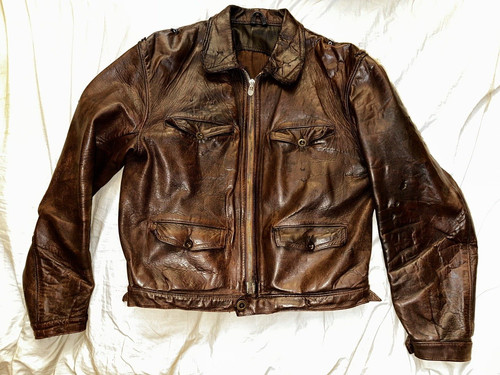 Wk2 flight jacket lederjacke - wk2,