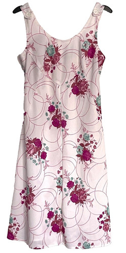Vintage crimplene trägerkleid - crimplene,