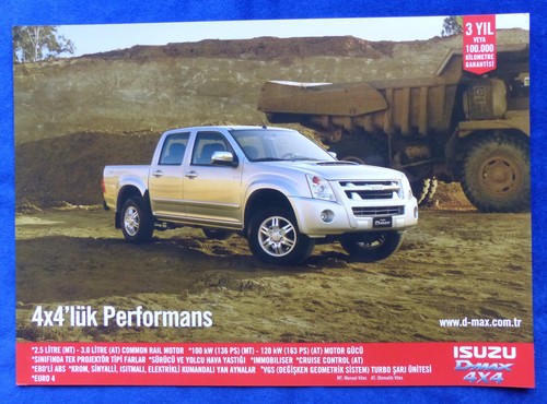 Isuzu max 4x4 pickup - d-max, mj