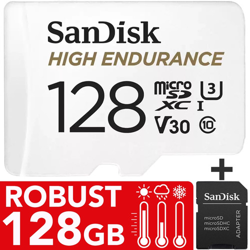 Sandisk high endurance - endurance, 128gb