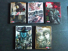 Green Blood Manga stark vergriffen Band 1 bis 5 deutsch 1. Auflage Mit Schuber