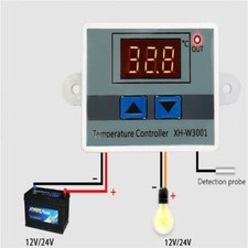 XH W3001 12 V Thermostat Temperaturregler mit elektronischer Digitalanzeige