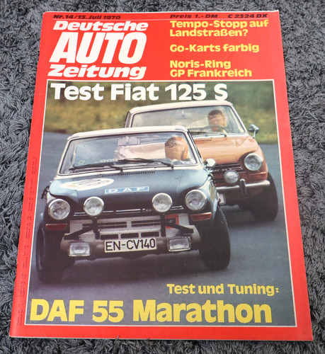Auto zeitung 1970 - 14/1970, fiat
