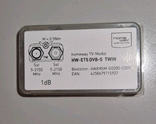 Homeway et5 dvb twin 2x - homeway, dvb-s