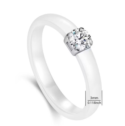 Keramik edel fingerring - keramik,