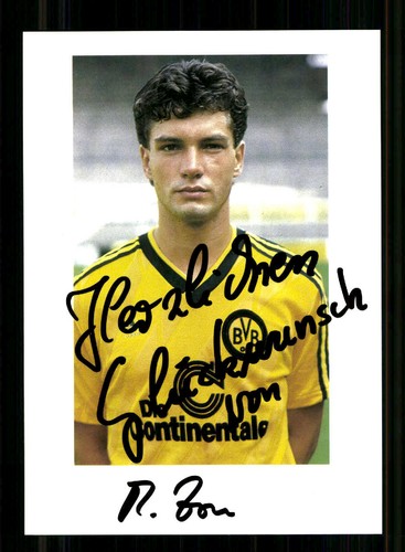 Michael zorc autogrammkarte - michael,
