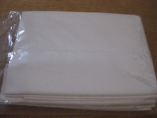 2 Bettlaken Betttücher neu VEB DDR Laken weiß Baumwolle