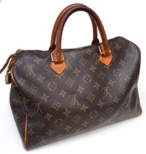 LOUIS VUITTON Vintage Handtasche Speedy 30 Monogram Leder Boston Bag SP1112