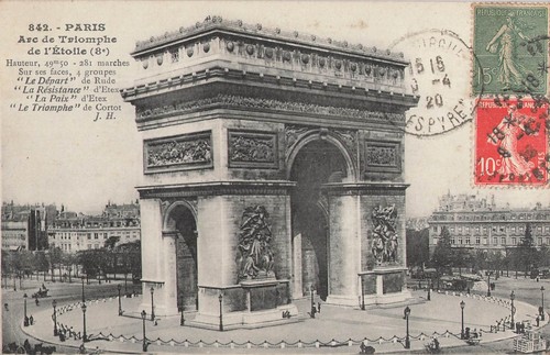 Paris arc triomphe 56333 - 75,