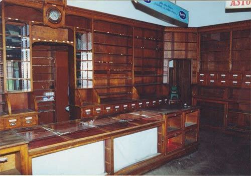 Alte apothekeneinrichtung - alte,