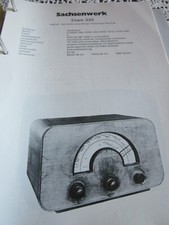 Schaltplan N Radio Sachsenwerk Eswe 333, 1932Schaltplan N Radio
