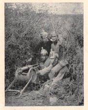 MG Maschinengewehre in Lauerstellung - 1WK Militär - 1915 ~8x11cm