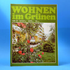 DDR Wohnen im Grünen 1 1981 Verlag für die Frau Kromlau Leipzig Pflanzschalen L