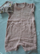 Sterntaler Overall  rosé Gr. 74  mit Alana Spucktuch, Baumwolle