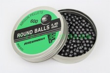 Fritzmann Rundkugeln Kaliber 4,4mm 0,5g 600er Bleirundkugeln NEU