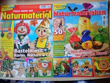 2 Zeitschriften - Basteln mit Kindern Spezial - Herbst / Naturmaterialien