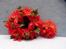 28150. Kerzenring Kerzenkranz  Kerzenringe Weihnachtsstern 2 Stück  Weihnachten