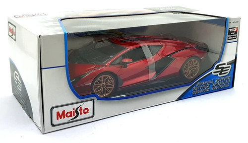 Maisto red lamboghini sian fkp - lamboghini,