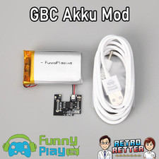 FunnyPlaying GBC Akku Mod mit