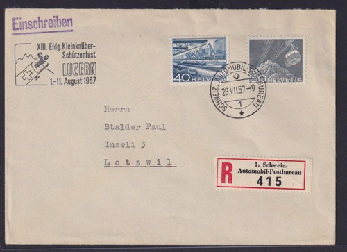 Schweiz brief schiessen - schweiz,