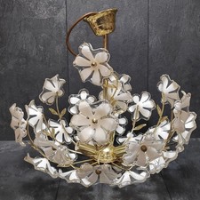 Weiße Blumen Kronleuchter